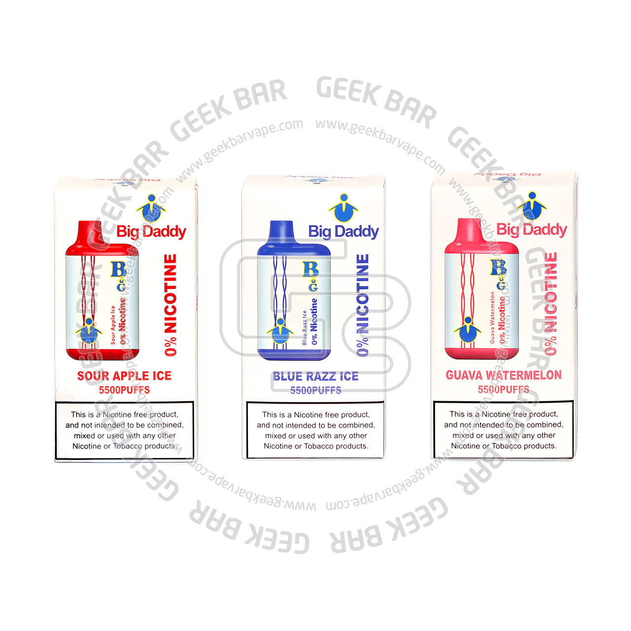 Big Daddy ZERO Nicotine Vape 5500 Puffs