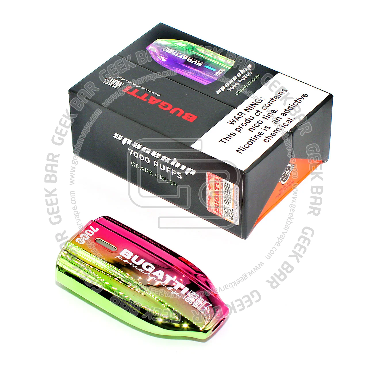 Bugatti Spaceship Vape 7000 Puffs - Image 3