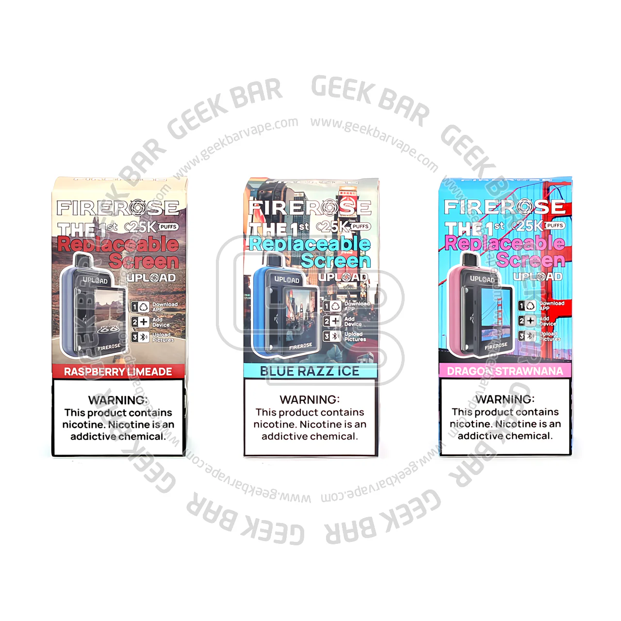 Firerose Upload Vape 25000 Puffs