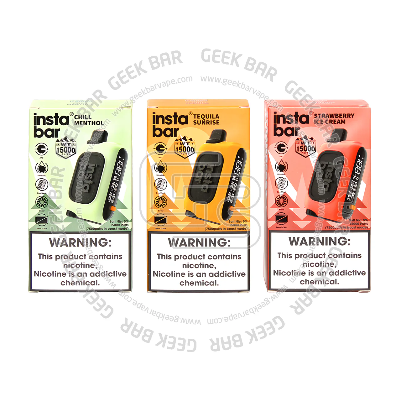 InstaBar WT Vape 15000 Puffs