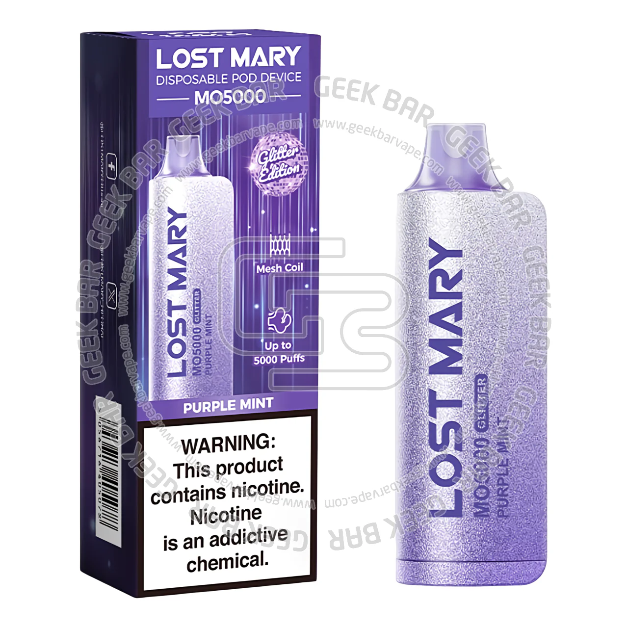 LM MO5000 Glitter Edition 5000 Puffs - Image 4