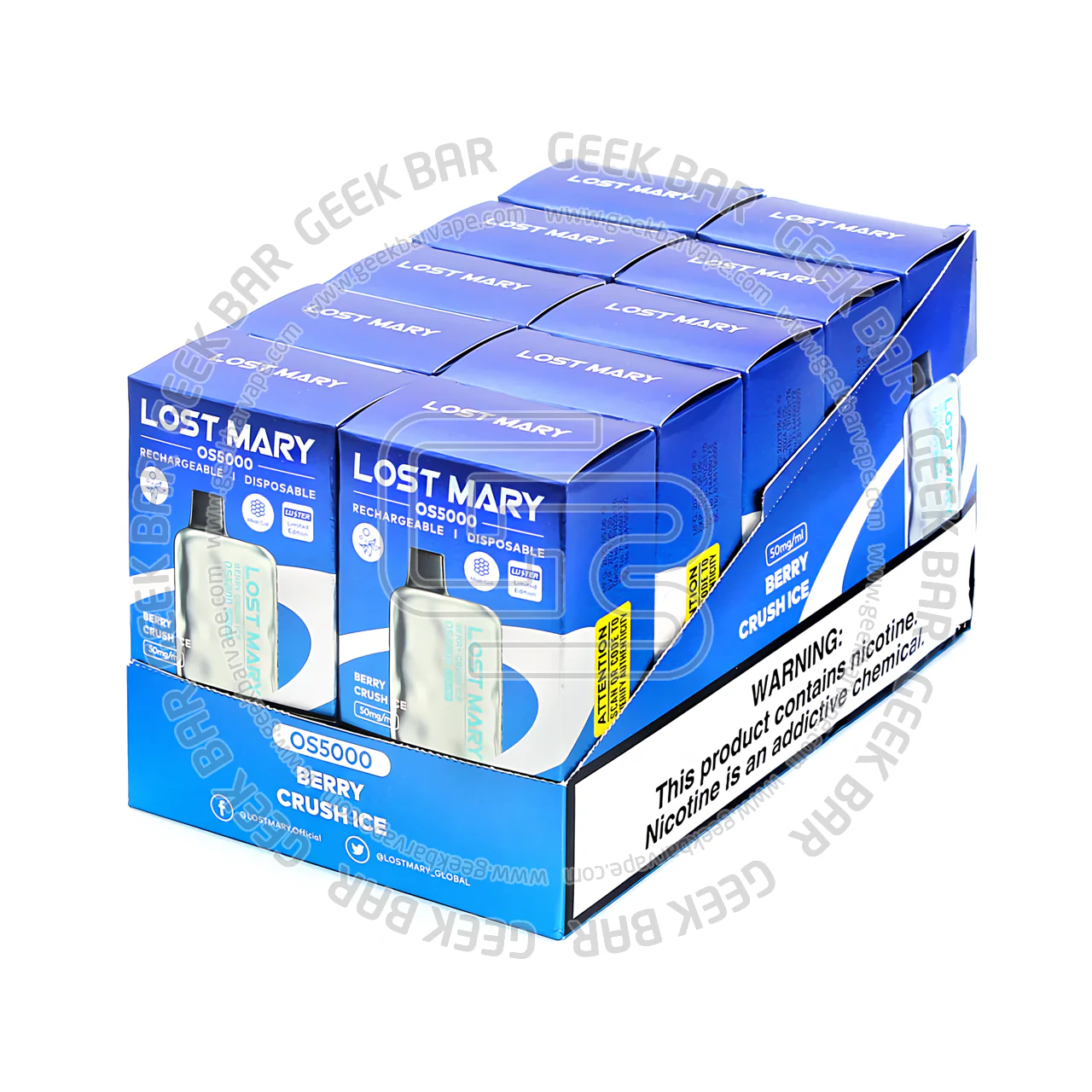 LM OS5000 Pack Of 10 Vape 5000 Puffs