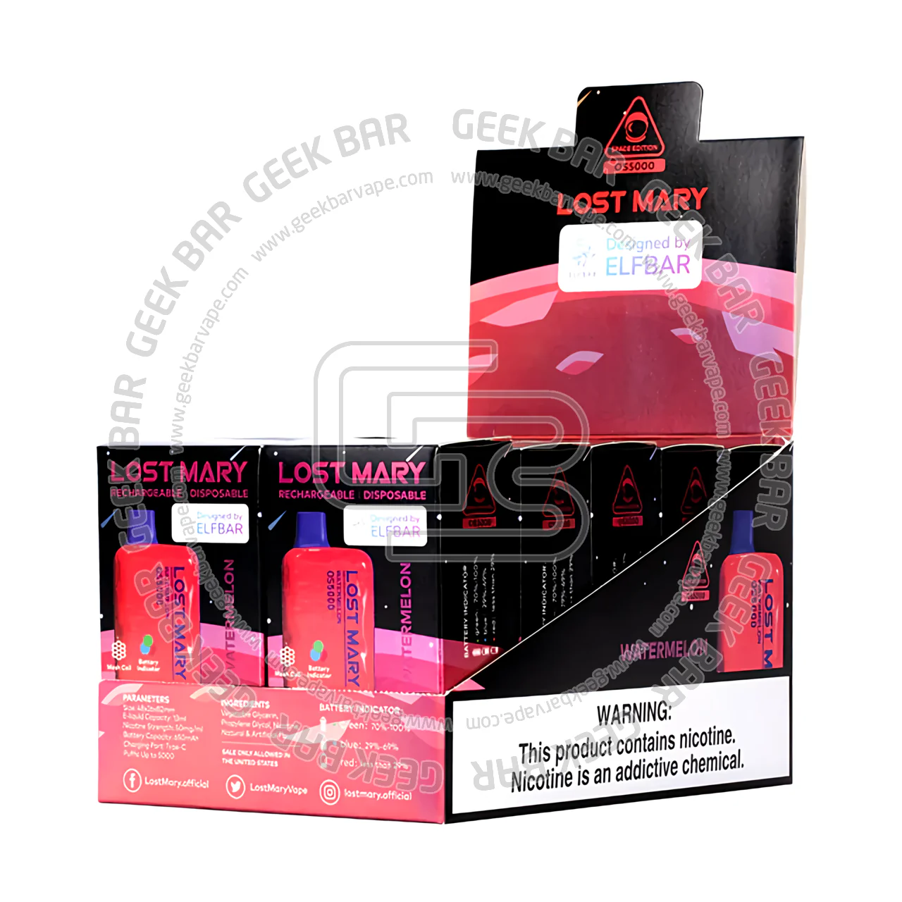 LM OS5000 Pack Of 10 Vape 5000 Puffs - Image 3