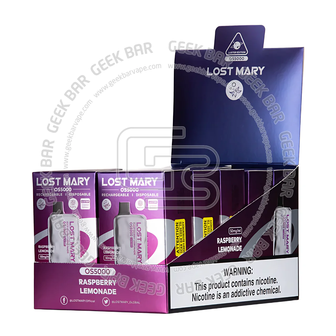 LM OS5000 Pack Of 10 Vape 5000 Puffs - Image 4