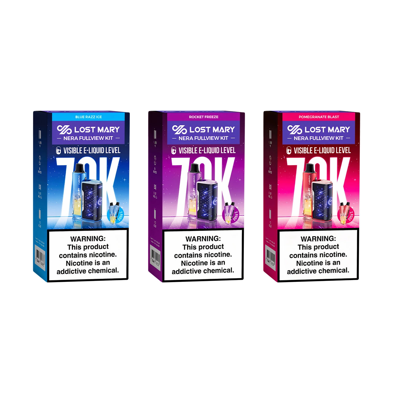 LM NERA Fullview Kit & Pod Vape 70000 Puffs - Image 2