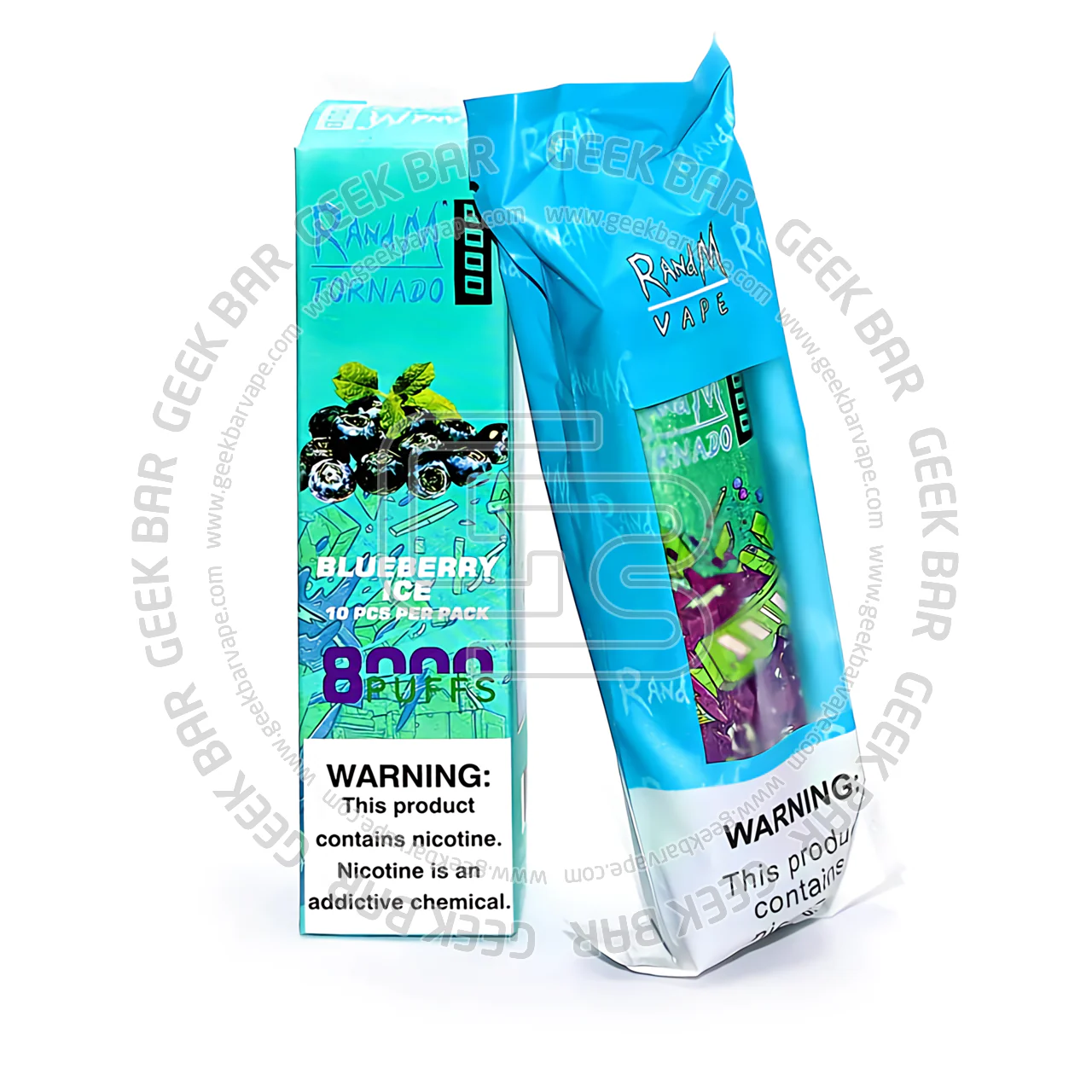 R and M Tornado Vape 8000 Puffs - Image 2