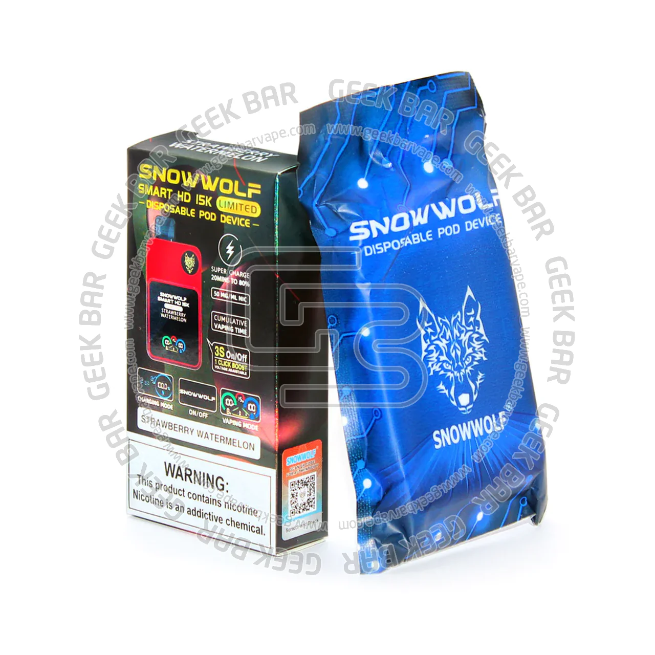 SnowWolf Smart HD Vape 15000 Puffs - Image 3