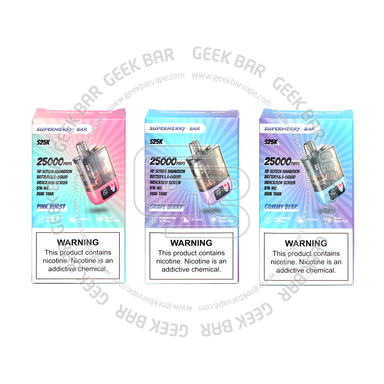 Supermerry Bar S Vape 25000 Puffs