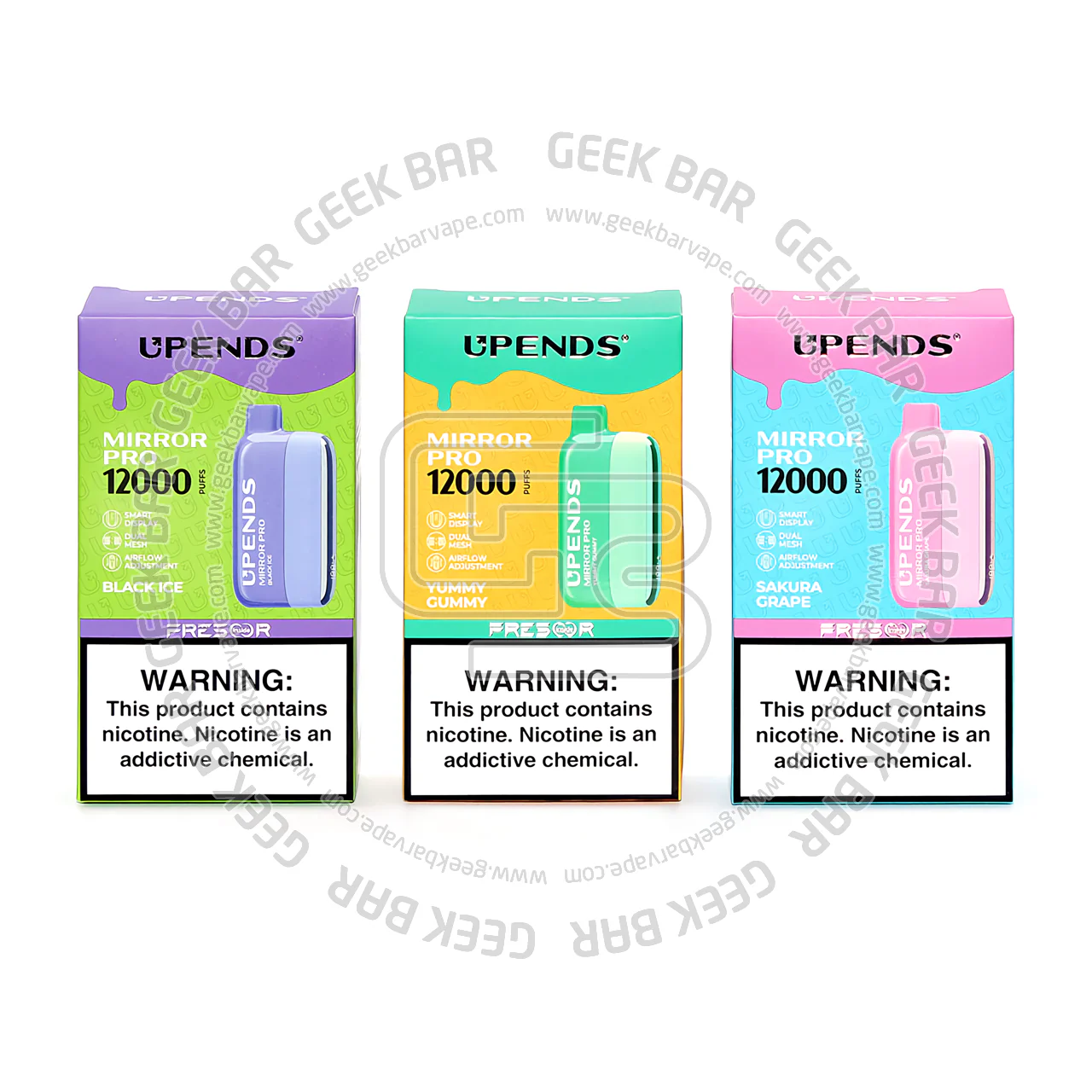 Upends Mirror Pro Vape 12000 Puffs