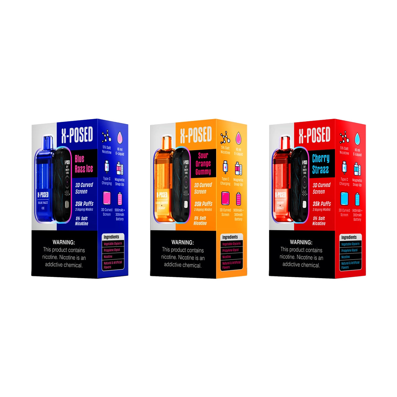 X-Posed Pod Kit Vape 35000 Puffs